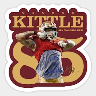 George Kittle Sticker